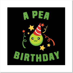 Funny Peas Happy Birthday Pun Posters and Art